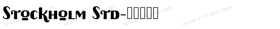 Stockholm Std字体转换